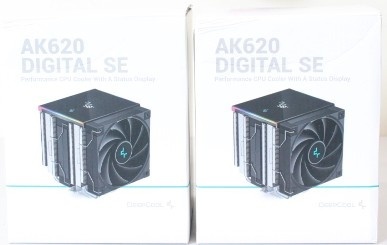 SALE OUT. Deepcool AK620 DIGITAL SE CPU Air Cooler | Deepcool CPU Air Cooler | AK620 Digital SE | Black | DAMAGED PACKAGING