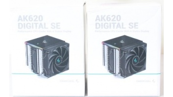 SALE OUT. Deepcool AK620 DIGITAL SE CPU Air Cooler | Deepcool CPU Air Cooler | AK620 Digital SE | Black | DAMAGED PACKAGING