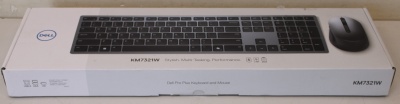 SALE OUT. Dell | Premier Multi-Device Keyboard and Mouse | KM7321W | Keyboard and Mouse Set | Wireless | Batteries included | Wireless connection | US | Titan grey | REFURBISHED