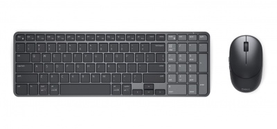 Dell Pro 7 Rechargeable Compact Keyboard and Mouse - KM746 - US International (QWERTY)