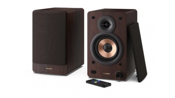 Sharp CP-SS30 Bookshelf Speakers, Brown | Sharp | Speakers | CP-SS30(BR) Bookshelf | 60 W | Bluetooth | Wireless connection | Brown