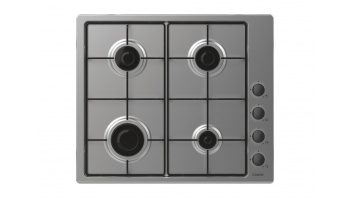 Candy Hob | Idea CHW6LBX/4U2 | Gas | Number of burners/cooking zones 4 | Knob | Stainless Steel