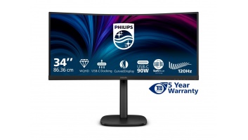 Philips | 34B2U3600C/00 | 34 " | VA | 21:9 | 60 Hz | 4 ms | 3440 x 1440 pixels | 300 cd/m² | HDMI ports quantity 1 | Black
