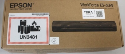 SALE OUT. EPSON | Wireless Mobile Scanner | WorkForce ES-60W | Colour | UNPACKED | Document