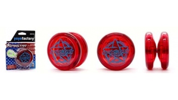 YoYoFactory YO-YO SPINSTRAR iesācējiem/ar iemaņām, sarkans