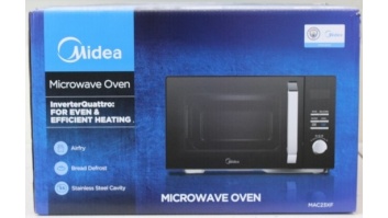 SALE OUT. Midea MAC23XF Microwave oven with Grill, Convection and Airfry, 23 L, Digital control, Black | Midea Microwave Oven | MAC23XF | Free standing | 800 W | Convection | 23 L | Grill | Black | DAMAGED PACKAGING, MISSING INNER PACKAGING, DEMO