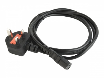 Gembird PC-187 UK power cord (C13), 5 A, 6 ft