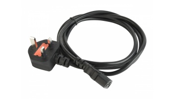 Gembird PC-187 UK power cord (C13), 5 A, 6 ft