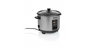 Tristar | RK-6146 | Rice cooker | 400 W | 1 L | Number of programs 0 | Black/Stainless steel