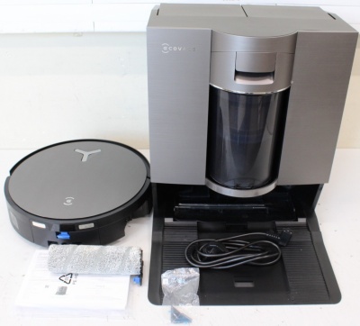 SALE OUT. Ecovacs DEEBOT X11 OMNICYCLONE EU Vacuum & mop, Wet&Dry,with new bagless All-in-One OmniCyclone station, Black (with brown shimmer | Ecovacs Robot Vacuum Cleaner with New Bagless All-in-One OmniCyclone Station | DEEBOT X11 OMNICYCLONE EU | Wet&D