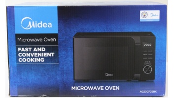 SALE OUT. Midea AG20CF2EBK Microwave oven with Grill, 20 L, Digital control, Black | SALE OUT. Midea Microwave Oven With Grill | AG20CF2EBK | Free standing | 700 W | 20 L | Grill | Black | DAMAGED PACKAGING, DEMO