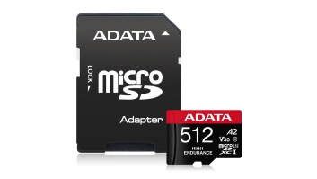 MEMORY MICRO SDXC 512GB W/AD./AUSDX512GUI3V30SHA2-RA1 ADATA