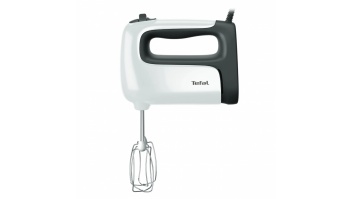 TEFAL | Hand mixer | HT460138 Prep'Mix | 500 W | Hand Mixer | Number of speeds 5 | Turbo mode | White/Grey