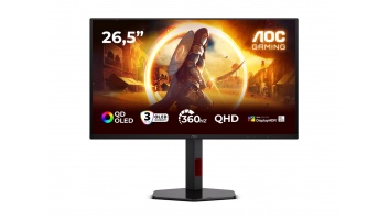 AOC | Q27G4SDR | 27 " | QD-OLED | QHD | 16:9 | 360 Hz | 0.03 ms | 2560 x 1440 pixels | 1000 cd/m² | HDMI ports quantity 2 | Black