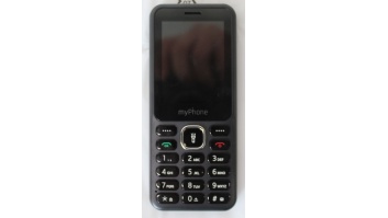 SALE OUT. myPhone 6320 (Black) Dual SIM 2.4" TFT 240x320/32MB/microSD/2G | myPhone 6320 | Black | 2.4 " | TFT | 32 MB | 32 MB | Dual SIM | Main camera resolution 0.3 MP | 100 mAh | Warranty 24 month(s) | DAMAGED PACKAGING