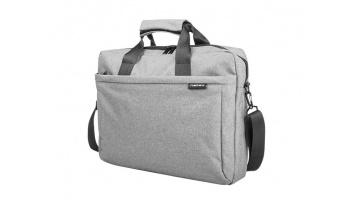 Natec Laptop Bag, Mustela, 15.6", Grey | Natec | Mustela | Fits up to size 15.6 " | Toploading laptop case | Shoulder strap | Grey