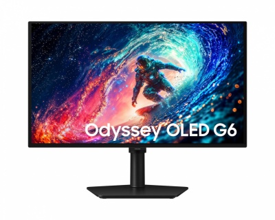 Samsung | Odyssey OLED G6 G61SH | 27 " | OLED | QHD | 16:9 | 240 Hz | 0.03 ms | 2560 x 1440 pixels | 200 cd/m² | HDMI ports quantity 1 | Black