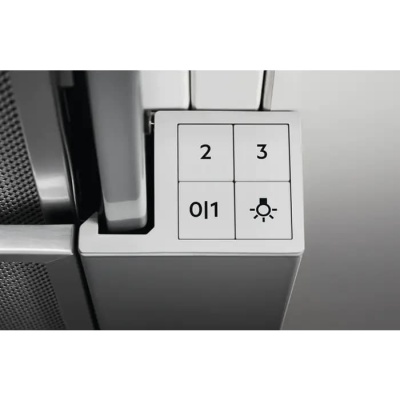 Electrolux izvelkams tvaika nosūcējs, 60 cm, C, pelēks
