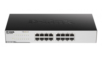 D-Link | 16-Port Gigabit Easy Desktop Switch | GO-SW-16G/E | Unmanaged | Desktop/Rackmountable | 24 month(s)