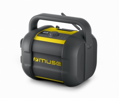 Muse | Jobsite Radio | M-968 BTY | 40 W | Waterproof | Bluetooth | Wireless connection | Portable | NFC features | Black/Yellow