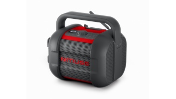 Muse | Jobsite Radio | M-968 BTR | 40 W | Waterproof | Bluetooth | Wireless connection | Portable | NFC features | Black/Red