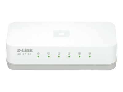 D-Link | 5-Port Fast Ethernet Easy Desktop Switch | GO-SW-5E/E
