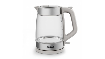 TEFAL Kettle | KI605B30 | 2200 W | Electric | 1.7 L | Glass | 360° rotational base | Grey