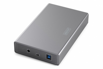 Digitus USB 3.0 hard disk enclosure, 3.5", SATA, 16TB, aluminum | DA-71106-1