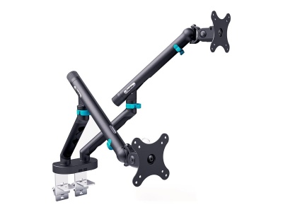Digitus Desk Mount | Tilt, rotation, pivot | Dual design monitor mount, 2x 35", 2x 10 kg | 35 " | Maximum weight (capacity) 20 kg | Black