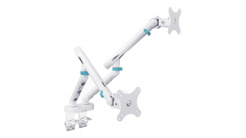 Digitus Desk Mount | Tilt, rotation, pivot | Dual design monitor mount, 2x 35", 2x 10 kg | 35 " | Maximum weight (capacity) 20 kg | White