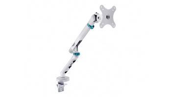Digitus Desk Mount | Tilt, rotation, pivot | Single design monitor mount | 35 " | Maximum weight (capacity) 10 kg | White