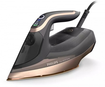 PHILIPS 8000 sērijas Tvaika gludeklis,3000W, melns