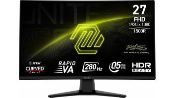 LCD Monitor|MSI|MAG 274CXF|27"|Gaming/Curved|Tilt|Matte|Panel VA|1920x1080|16:9|280 Hz|0.5 ms|Colour Black|MAG274CXF