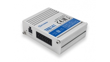LTE Gateway: No WiFi, 4G, Input/Output, Micro USB | Teltonika | LTE Gateway | TRB141 | No Wi-Fi | Ethernet LAN (RJ-45) ports 0 | Mesh Support No | MU-MiMO No | 2G/3G/4G | Antenna type 1 x SMA for LTE | 1 x Virtual network interface via micro USB
