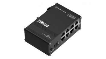Teltonika | Switch | TSW030 | Unmanaged | DIN rail mountable | 10/100 Mbps (RJ-45) ports quantity 8 | Power supply type 2-pin industrial DC power socket