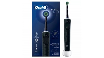Oral-B Electric Toothbrush | Vitality Pro | Rechargeable | For adults | Number of brush heads included 1 | Number of teeth brushing modes 3 | Black