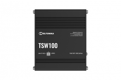 Teltonika | Ethernet Switch | TSW100 | Unmanaged | Wall-mountable