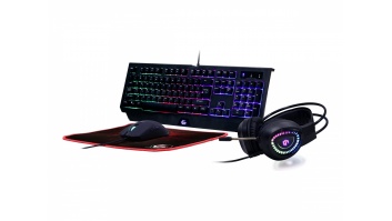 Gembird | 4-in-1 Backlight Gaming Kit "Phantom" | GGS-UMGL4-01 | Gaming Kit | Wired | US