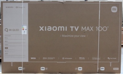 SALE OUT. Xiaomi TV Max 2025 100" (3840 × 2160) | Xiaomi | TV | Max 2025 | 100 | Smart TV | Google TV | UHD | Grey | DAMAGED PACKAGING