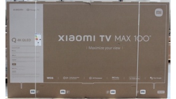 SALE OUT. Xiaomi TV Max 2025 100" (3840 × 2160) | Xiaomi | TV | Max 2025 | 100 | Smart TV | Google TV | UHD | Grey | DAMAGED PACKAGING