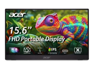 Acer | PM161Q B1bmiuux | 15.6 " | IPS | FHD | 16:9 | 60 Hz | 4 ms | 1920 x 1080 pixels | 250 cd/m² | HDMI ports quantity 1 | Black | Warranty 24 month(s)