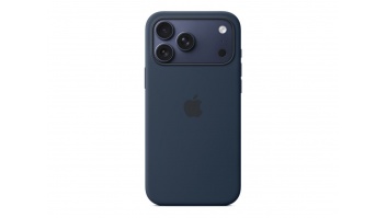 Apple iPhone 17 Pro Max Silicone Case with MagSafe – Midnight | Apple
