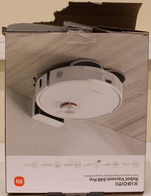 SALE OUT. Xiaomi Robot Vacuum S40 Pro EU | Xiaomi Robot Vacuum S40 Pro EU | Wet&Dry | 5200 mAh | Dust capacity 0.43 L | 15000 Pa | White | DAMAGED PACKAGING