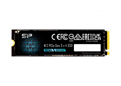 Silicon Power SP P34A60 | 128 GB | Solid-state drive interface M.2 PCIe Gen 3x4 | Read speed 1800 MB/s | Write speed 600 MB/s