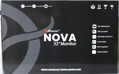 SALE OUT. Arozzi Nova 32" IPS, 180Hz, Computer Monitor - Black | Arozzi | Nova | 32 " | IPS | QHD | 16:9 | 180 Hz | 1 ms | 2560 x 1440 pixels | 300 cd/m² | HDMI ports quantity 2 | Black | Warranty 24 month(s) | DAMAGED INNER PACKAGING, DEMO
