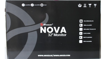 SALE OUT. Arozzi Nova 32" IPS, 180Hz, Computer Monitor - Black | Arozzi | Nova | 32 " | IPS | QHD | 16:9 | 180 Hz | 1 ms | 2560 x 1440 pixels | 300 cd/m² | HDMI ports quantity 2 | Black | Warranty 24 month(s) | DAMAGED INNER PACKAGING, DEMO