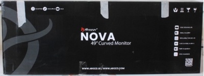 SALE OUT. Arozzi Nova 49" VA, 165Hz - Black | Arozzi | Nova | 49 " | VA | 32:9 | 165 Hz | 4 ms | 5120 x 1440 pixels | 350 cd/m² | HDMI ports quantity 2 | Black | Warranty 24 month(s) | DAMAGED PACKAGING, SCRATCHED BODY