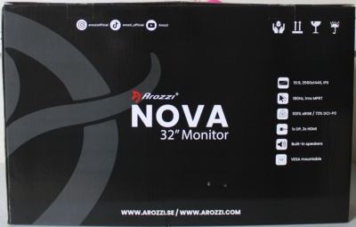 SALE OUT. Arozzi Nova 32" IPS, 180Hz, Computer Monitor - Black | Arozzi | Nova | 32 " | IPS | QHD | 16:9 | 180 Hz | 1 ms | 2560 x 1440 pixels | 300 cd/m² | HDMI ports quantity 2 | Black | Warranty 24 month(s) | DEMO
