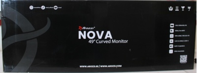 SALE OUT. | Arozzi | Nova | 49 " | VA | 32:9 | 165 Hz | 4 ms | 5120 x 1440 pixels | 350 cd/m² | HDMI ports quantity 2 | Black | Warranty 24 month(s) | DAMAGED PACKAGING, MISSING KEY, STICKERS AND USB-C CABLE