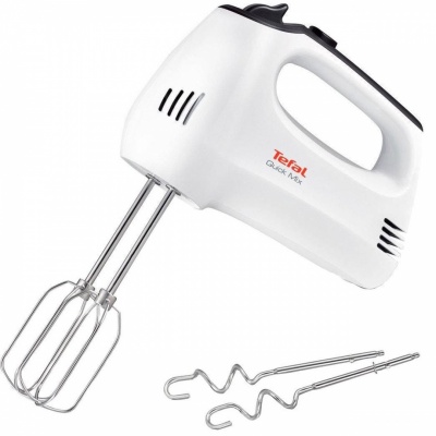 TEFAL Hand mixer | HT3101 QuickMix | Hand Mixer | 300 W | Number of speeds 5 | Turbo mode | White